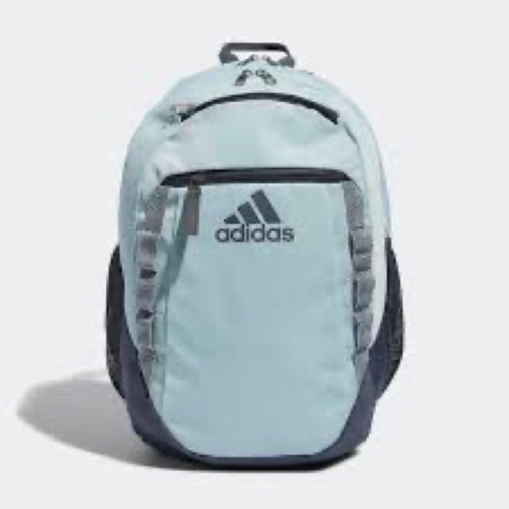 teal Adidas backpack